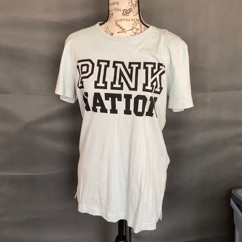 Pink nation tee
